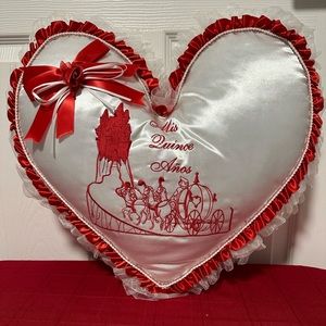 Sweet 15/16 or Mis Quince Shoe/Crown Pillows